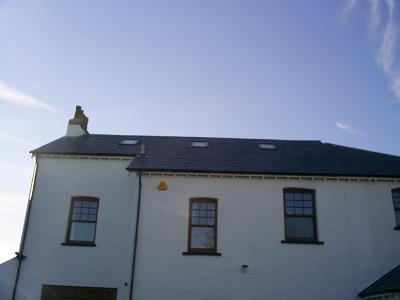 Slate roof - rear view with velux windows  Fanbridge 2
